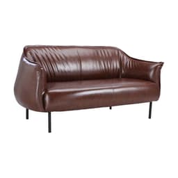 โซฟาหนัง PVC-Bicast 2 ที่นั่ง รุ่นกรุ๊ฟ - สีน้ำตาล