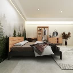 โต๊ะคอนโซล รุ่นชิลี ขนาด 120 ซม. - สีทีค/กาแฟ
