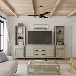 ตู้สูง รุ่นพรอว็องส์ ขนาด 60 x 45 x 200 ซม. - สีซิลเวอร์แอช
