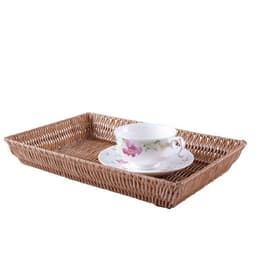 ตะกร้าอเนกประสงค์ รุ่นบาสต้า ขนาด 34 x 23 x 5.5 ซม. - สีธรรมชาติ