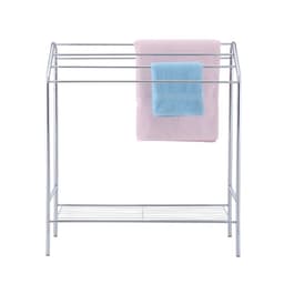 ราวตากผ้า รุ่นดอร่า ขนาด 75 x 26 x 82.5 ซม. - สีเงิน