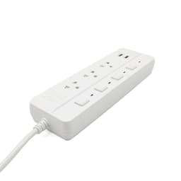 ปลั๊กไฟ 3 ช่อง 1 สวิตซ์ 2 USB ว๊อกซ์ ขนาด 3 เมตร 3421 - สีขาว