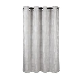 ผ้าม่านทอลาย รุ่นริบบี้ ขนาด 145 x 250 ซม. - สีเทา