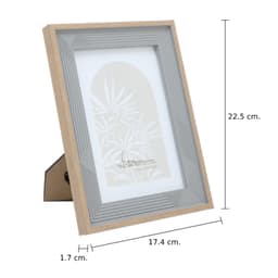 กรอบรูป รุ่นวีร่าวาส ขนาด 5 x 7 นิ้ว - สีเทา/ธรรมชาติ