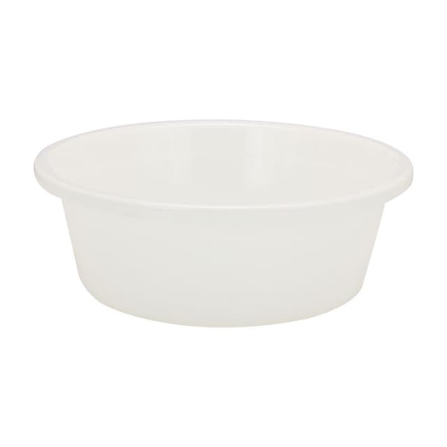 กะละมังทรงลึก รุ่นเบสิโน่ ขนาด 6 ลิตร (30 ซม.) - สีขาว