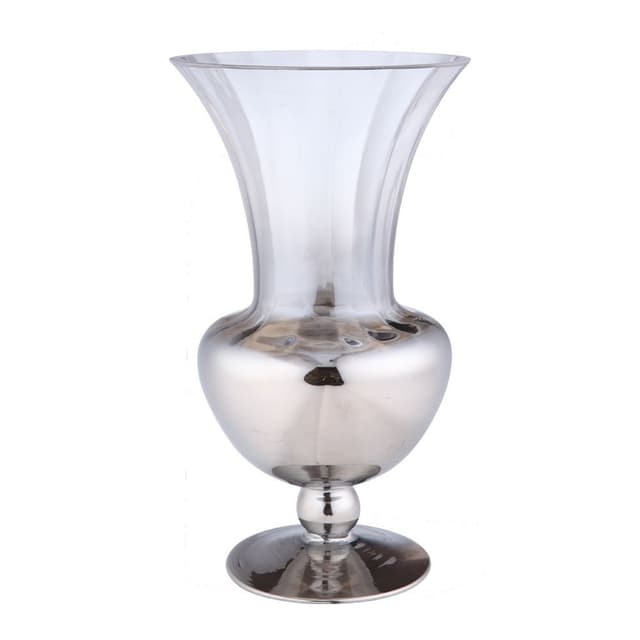 แจกันตั้งโต๊ะ รุ่นไวลิว่า 10 นิ้ว - สีเงิน