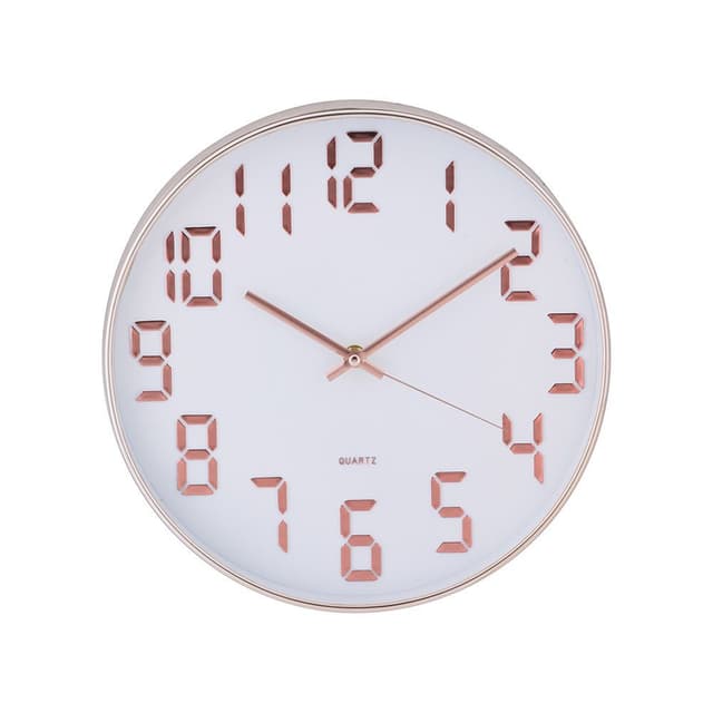 นาฬิกาติดผนัง รุ่นคอปปรา ขนาด 12 นิ้ว - สีทองแดง