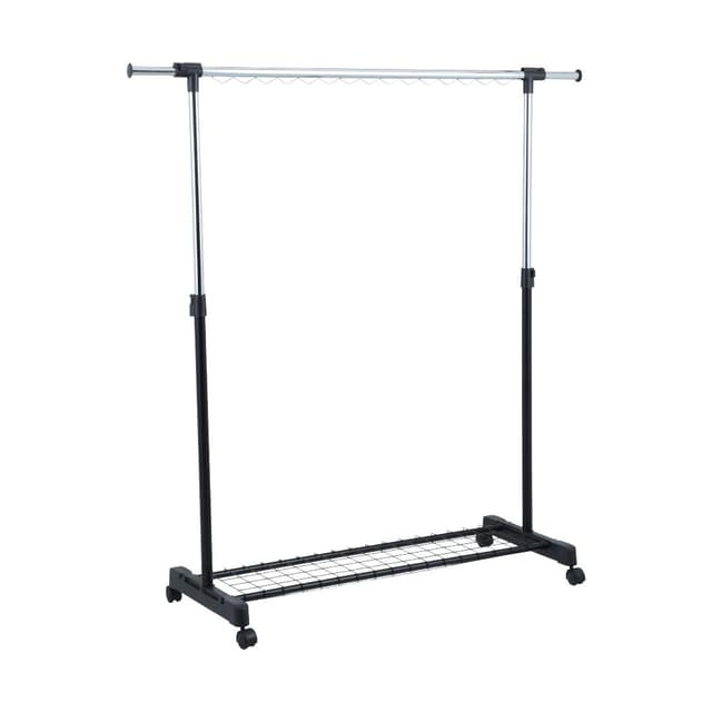 ราวตากผ้าบาร์เดี่ยว รุ่น เรฟ ขนาด 170 ซม. - สีดำ