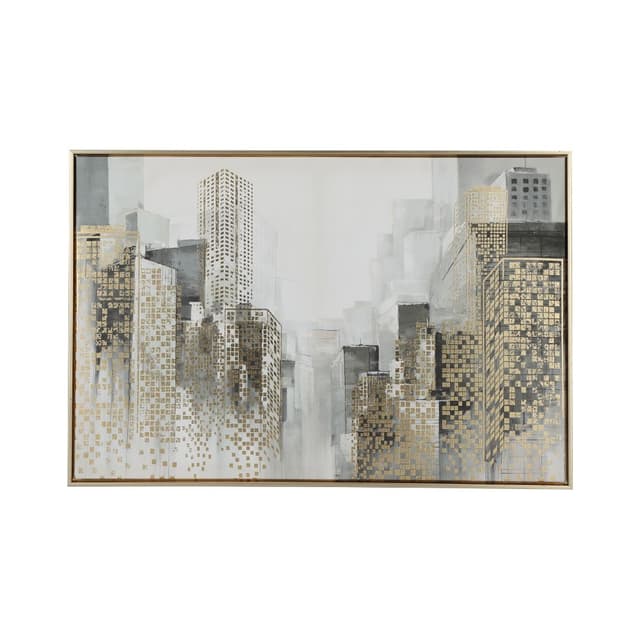 รูปภาพพร้อมกรอบ+ฟอยล์ทอง รุ่นเซ้นท์ ขนาด 90 x 60 ซม. - คละสี