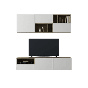 ชุดตู้วางทีวีและสื่อบันเทิง